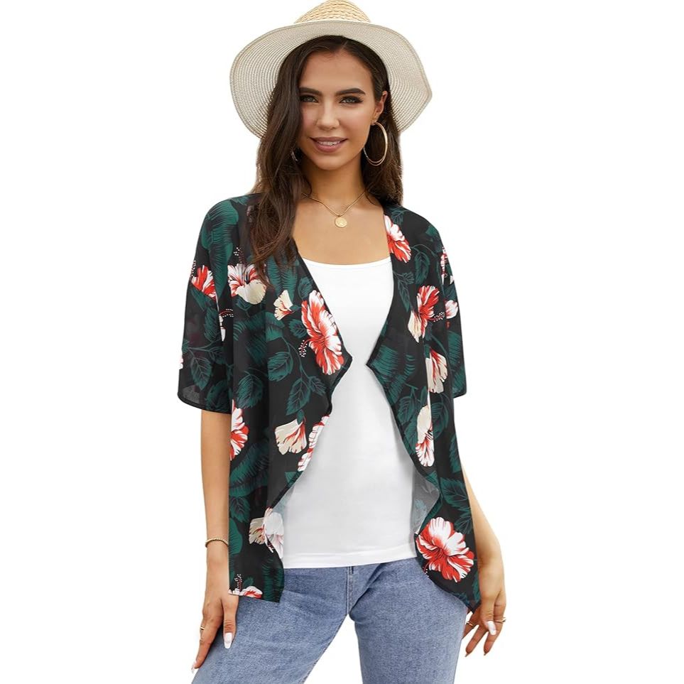 Women's summer casual loose cardigan sweater