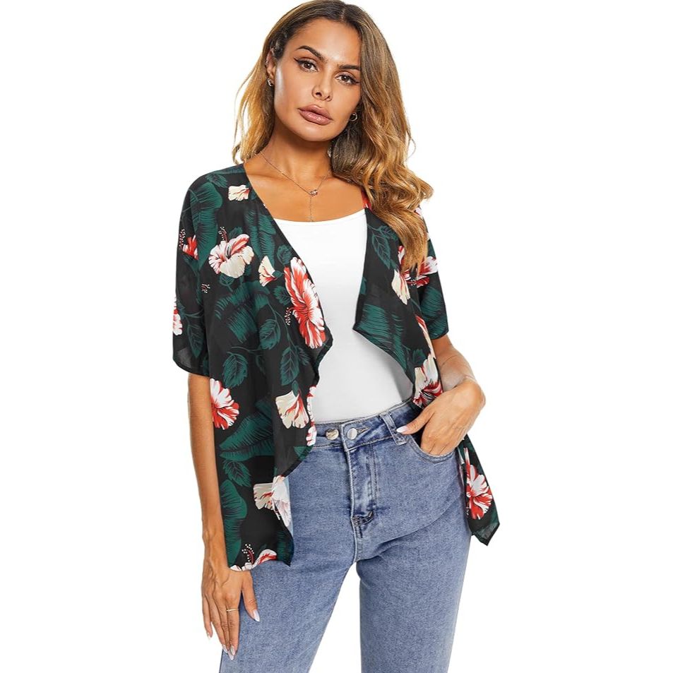Women's summer casual loose cardigan sweater